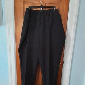 Womens plus size  22w black slacks